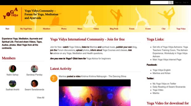 my.yoga-vidya.org