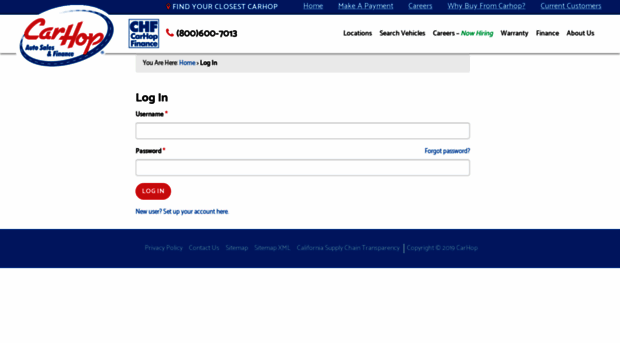 myaccount.carhop.net