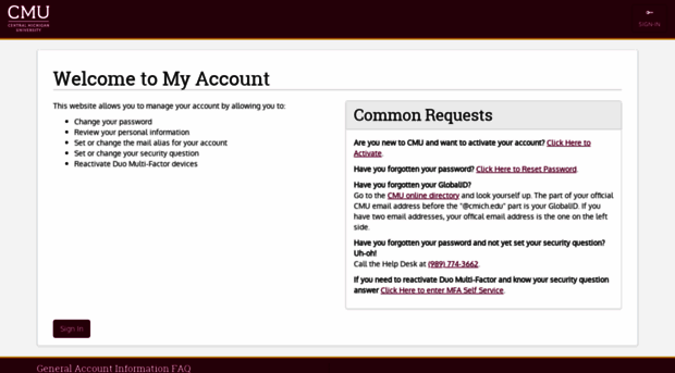 myaccount.cmich.edu