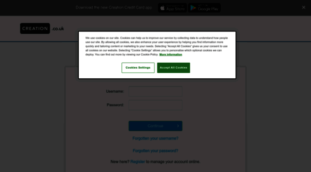 myaccount.creation.co.uk