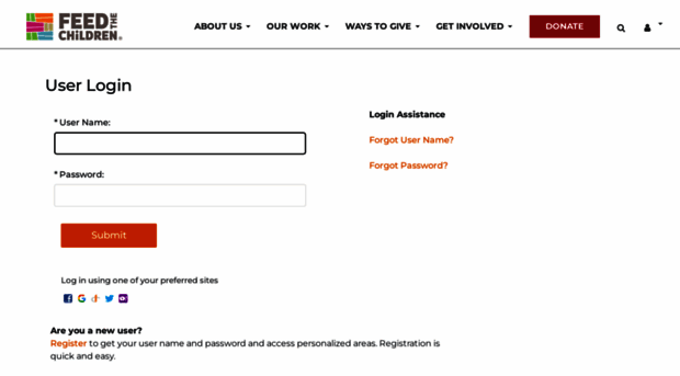 myaccount.feedthechildren.org