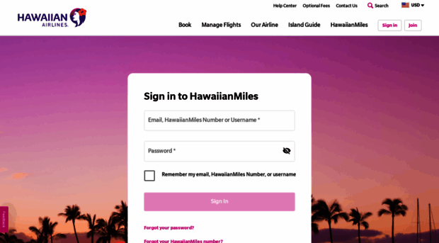 myaccount.hawaiianairlines.com