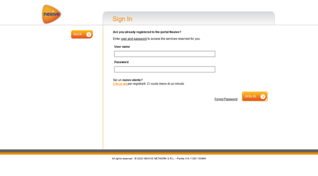 myaccount.nexive.it
