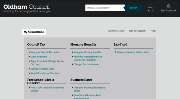 myaccount.oldham.gov.uk