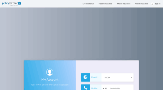 myaccount.policybazaar.com