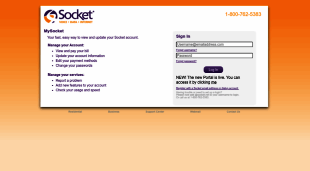 myaccount.socket.net