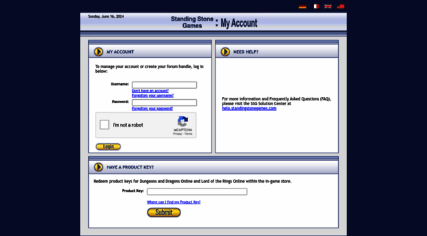 myaccount.standingstonegames.com