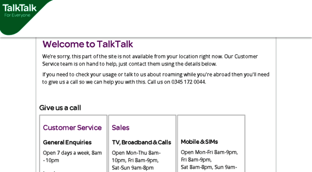 myaccount.talktalk.co.uk