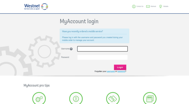 myaccount.westnet.com.au