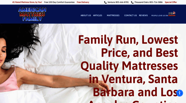 myamericanmattress.com