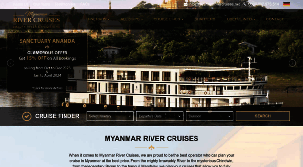 myanmarrivercruises.net