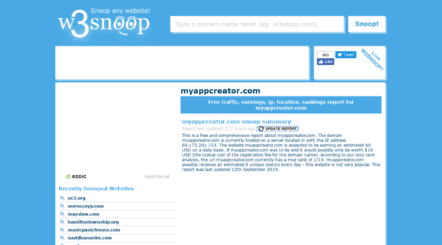 myappcreator.com.w3snoop.com