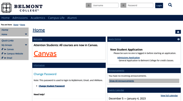 mybelmont.belmontcollege.edu