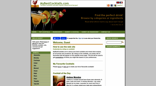 mybestcocktails.com