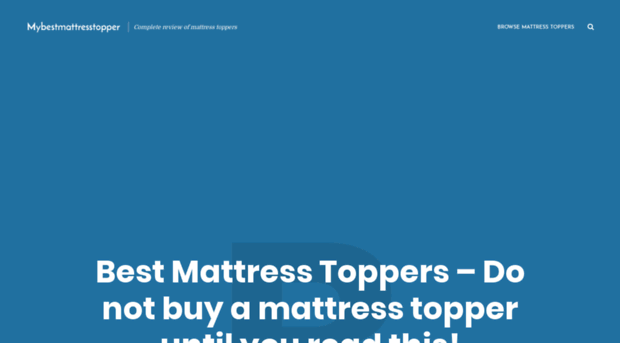 mybestmattresstopper.com