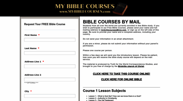 mybiblecourses.com