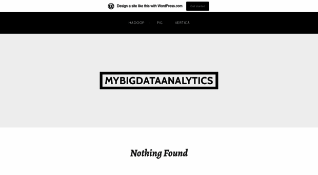 mybigdataanalytics.wordpress.com