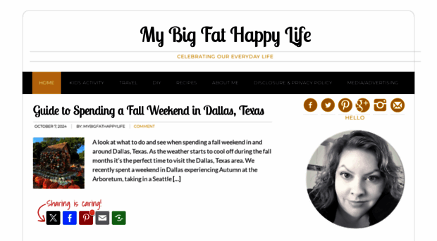 mybigfathappylife.com