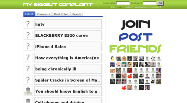 mybiggestcomplaint.com
