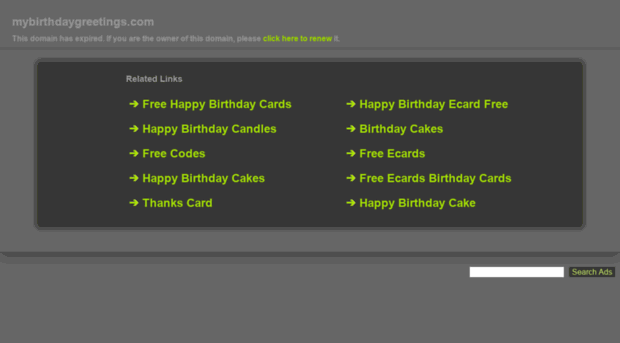 mybirthdaygreetings.com