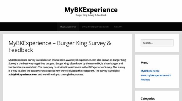 mybkexperience.us