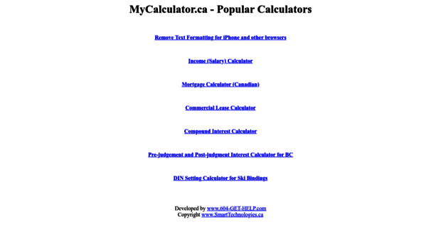 mycalculator.ca