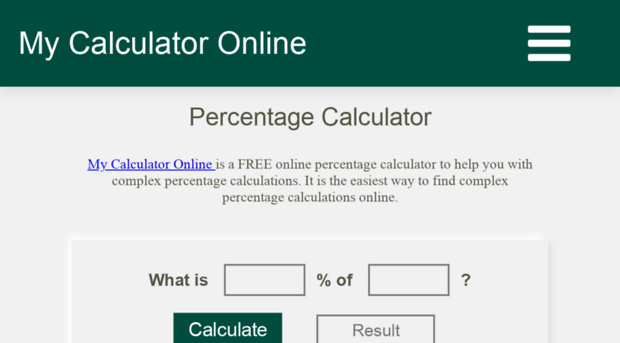 mycalculatoronline.com