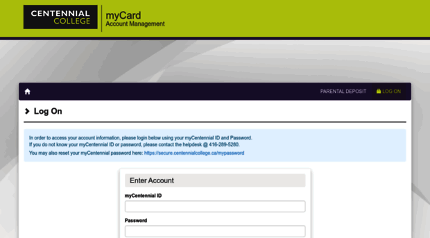 mycard.centennialcollege.ca