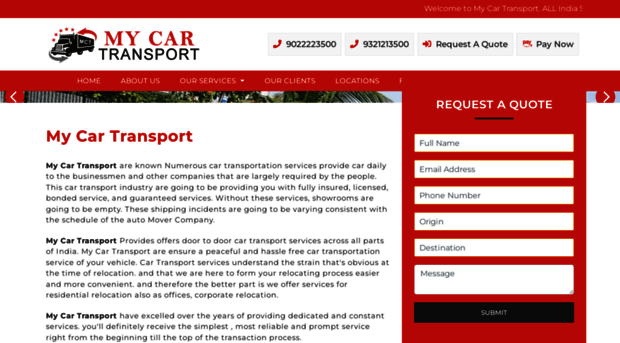 mycartransport.in