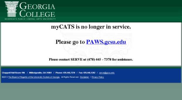 mycats.gcsu.edu