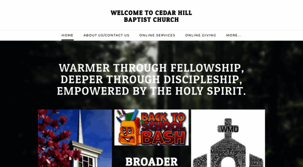 mycedarhillbaptist.org