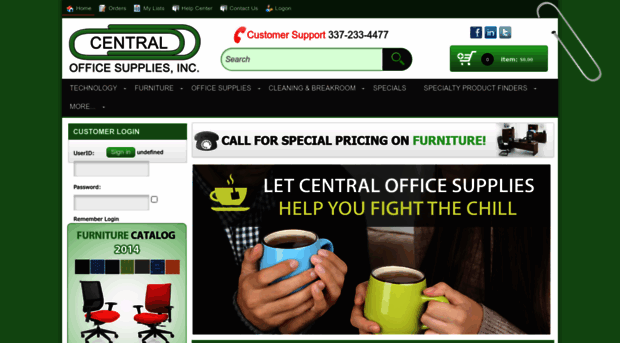 mycentralofficesupplies.com