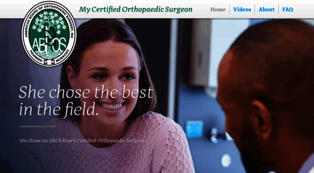 mycertifiedorthopaedicsurgeon.org