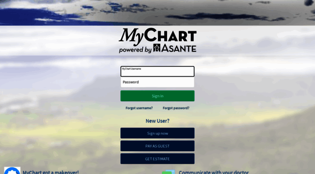 mychart.asante.org