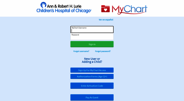 mychart.luriechildrens.org