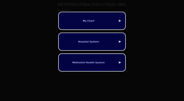 mychart.methodisthealthsystems.org