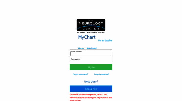 mychart.neurocenter.com