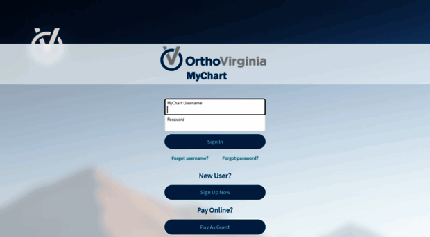 mychart.orthovirginia.com