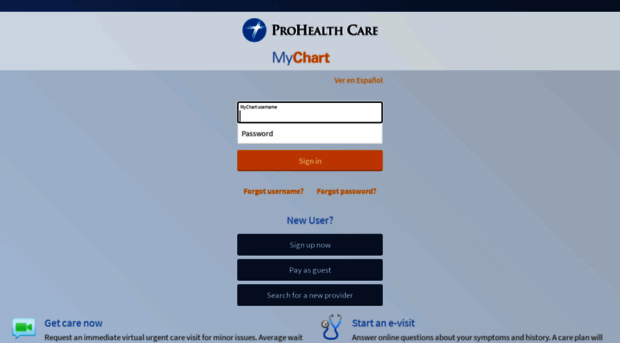 mychart.prohealthcare.org