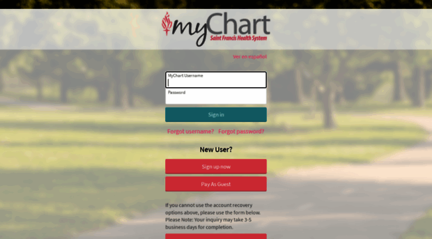 mychart.saintfrancis.com