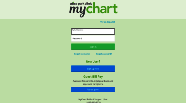 mychart.uticaparkclinic.com