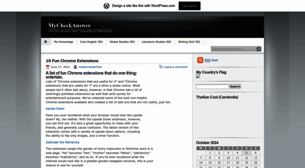 mycheckanswer.wordpress.com
