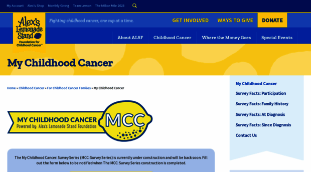 mychildhoodcancer.org