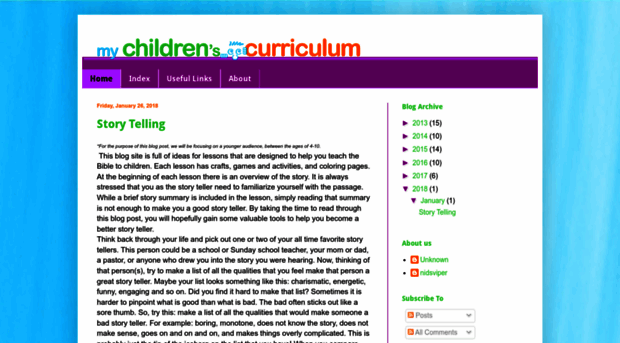 mychildrenscurriculum.blogspot.com