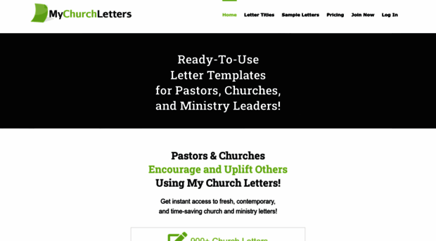 mychurchletters.com