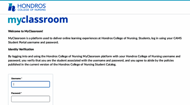 myclassroom.hondros.edu - Login - Hondros College of Nur ...