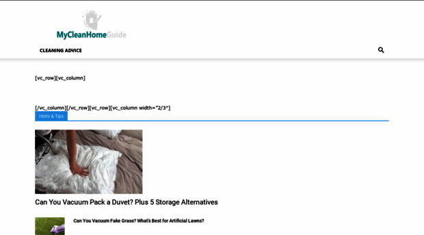 mycleanhomeguide.com