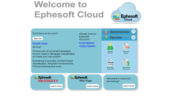 mycloud.ephesoft.com