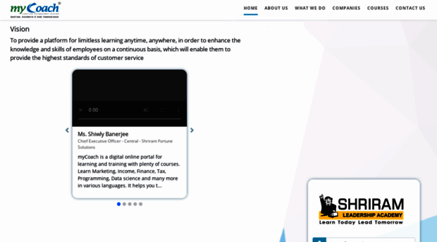 mycoach.shriram.com