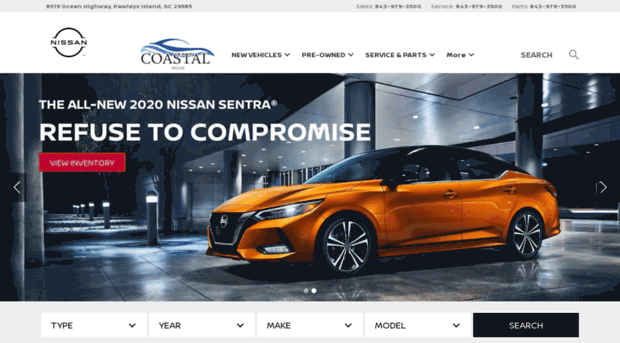 mycoastalnissan.com